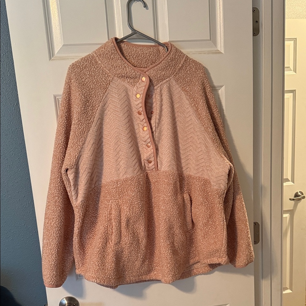 Maurices Blush Cowl Neck Sweater